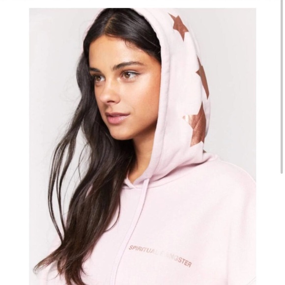 Spiritual Gangster XS Stars Hoodie Sweatshirt - Picture 3 of 9